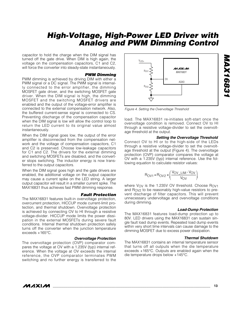 Rainbow Electronics MAX16831 User Manual | Page 13 / 20