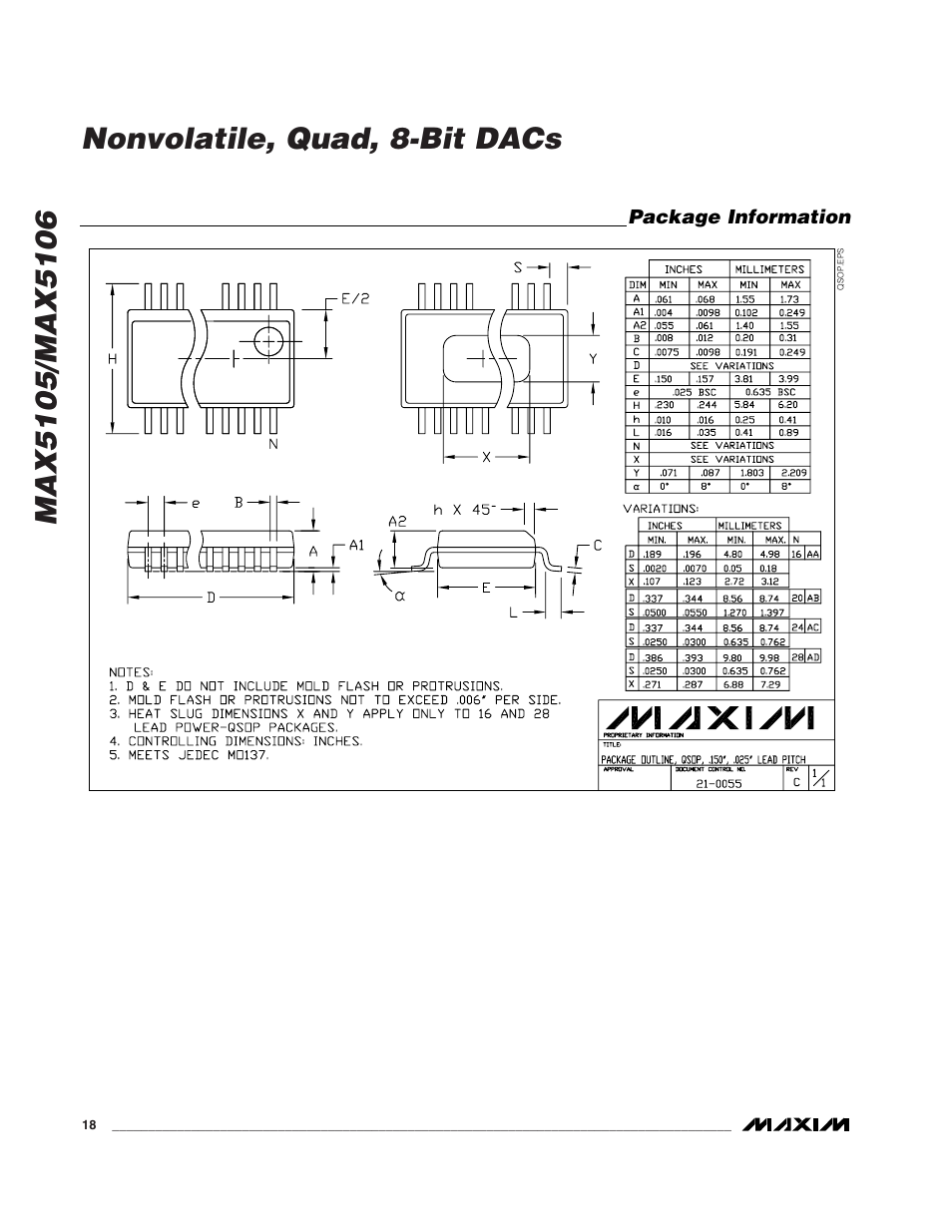 Rainbow Electronics MAX5106 User Manual | Page 18 / 19