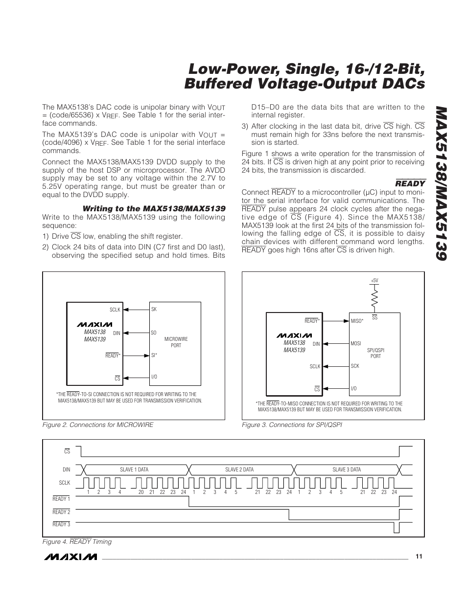Ready | Rainbow Electronics MAX5139 User Manual | Page 11 / 17