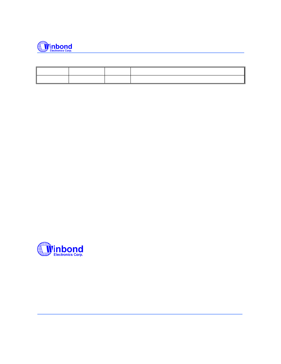 Version history | Rainbow Electronics W27E020 User Manual | Page 14 / 14