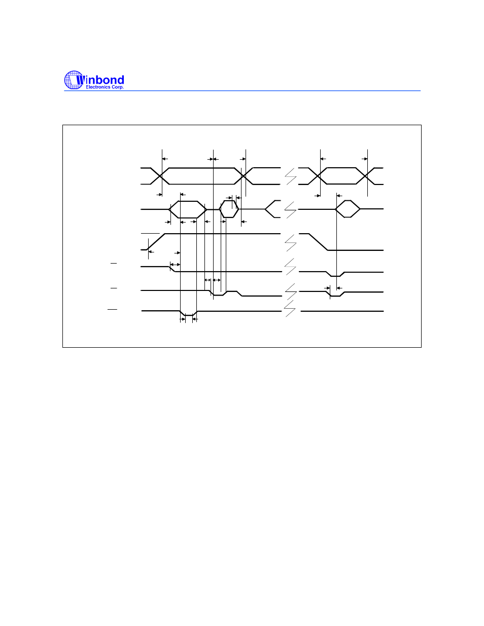 Programming waveform, Timing waveforms, continued | Rainbow Electronics W27E020 User Manual | Page 9 / 14