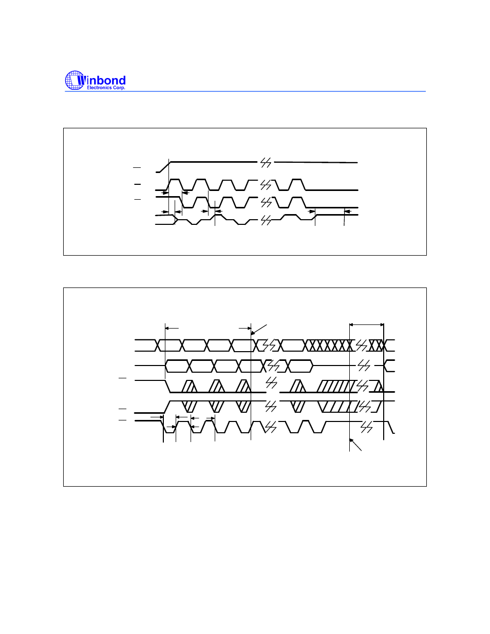 Toggle bit timing diagram | Rainbow Electronics W29C020C User Manual | Page 16 / 21