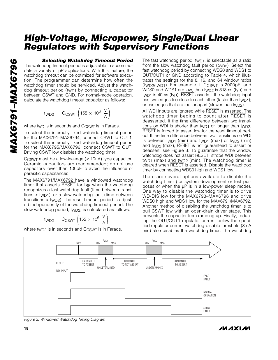 Rainbow Electronics MAX6796 User Manual | Page 18 / 25