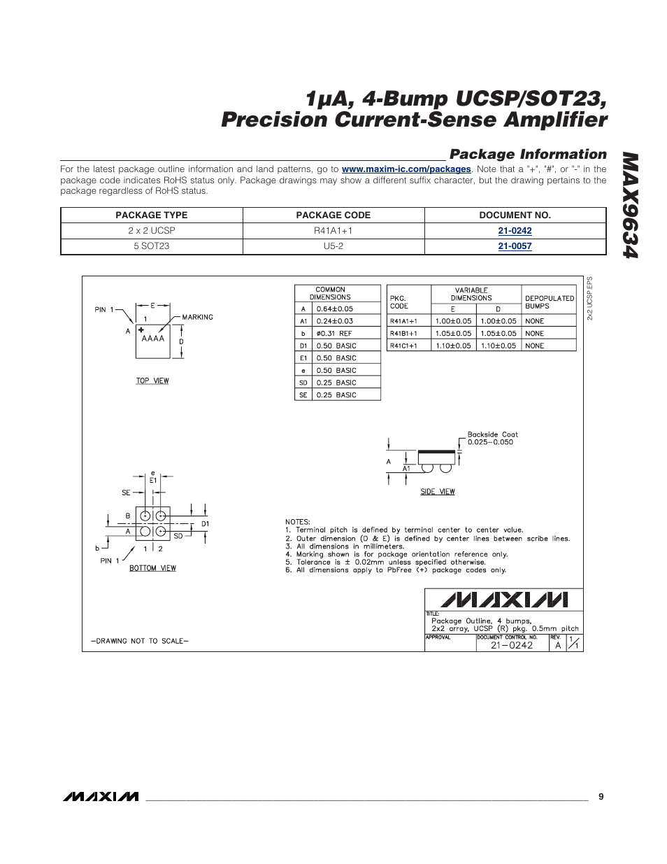 Rainbow Electronics MAX9634 User Manual | Page 9 / 11