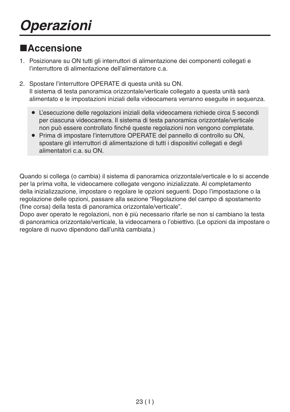 Operazioni, Accensione | Panasonic AW-RP555 User Manual | Page 150 / 296