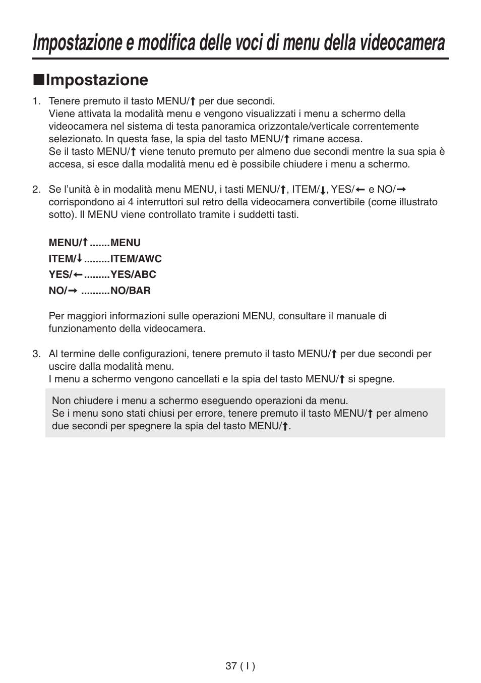 Impostazione | Panasonic AW-RP555 User Manual | Page 164 / 296