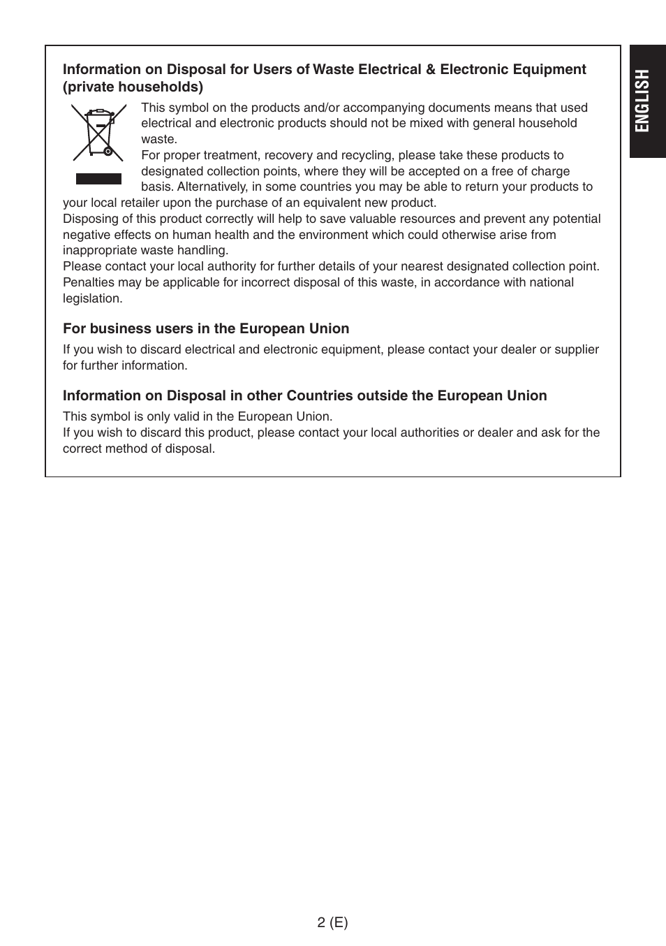 English | Panasonic AW-RP555 User Manual | Page 3 / 296