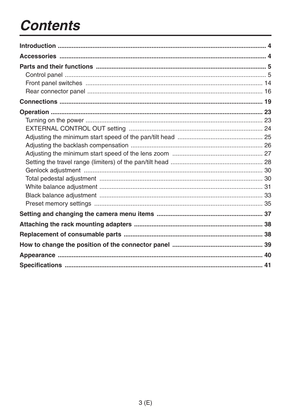 Panasonic AW-RP555 User Manual | Page 4 / 296