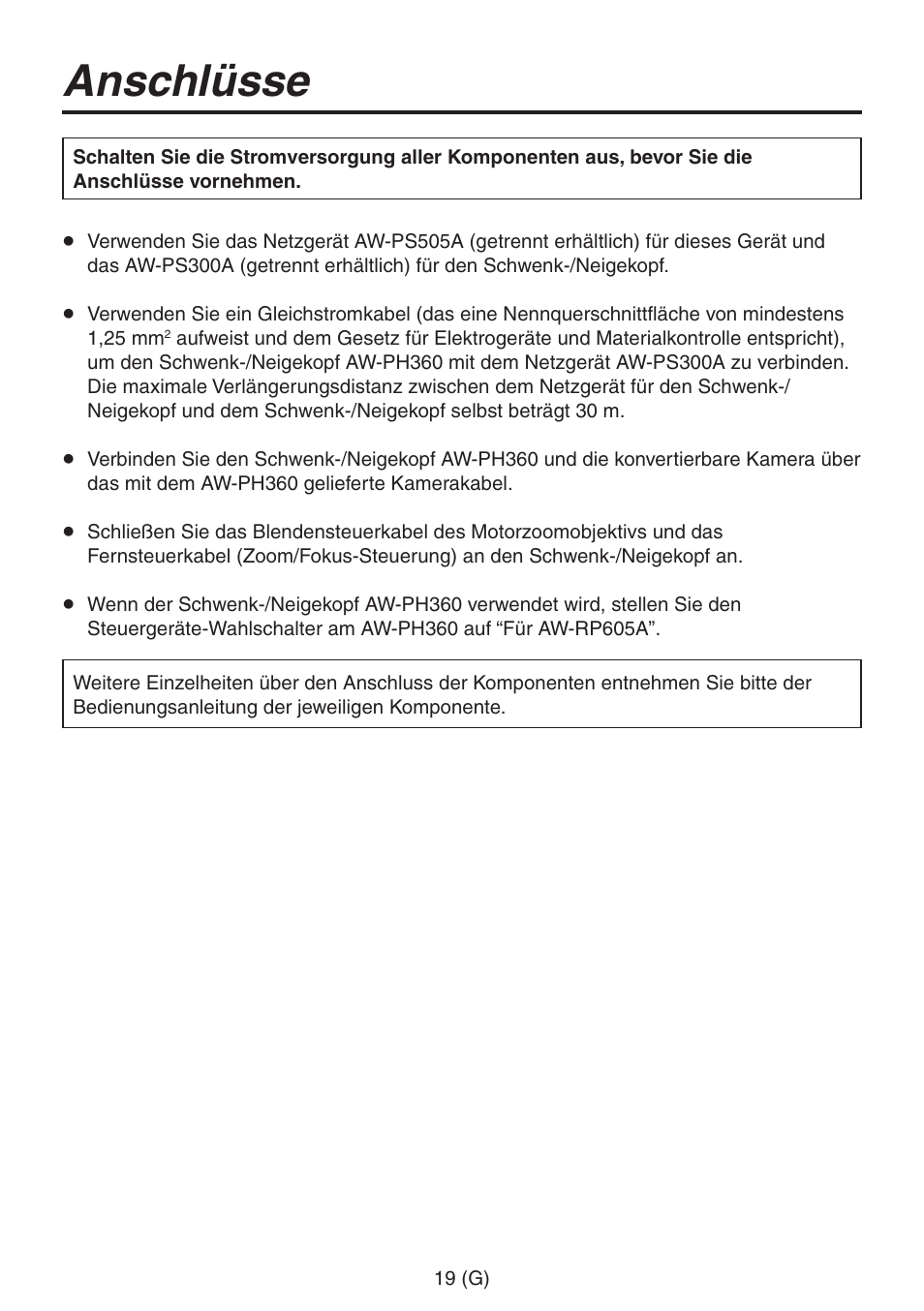 Anschlüsse | Panasonic AW-RP555 User Manual | Page 62 / 296