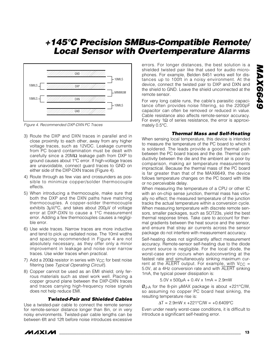 Rainbow Electronics MAX6649 User Manual | Page 13 / 15