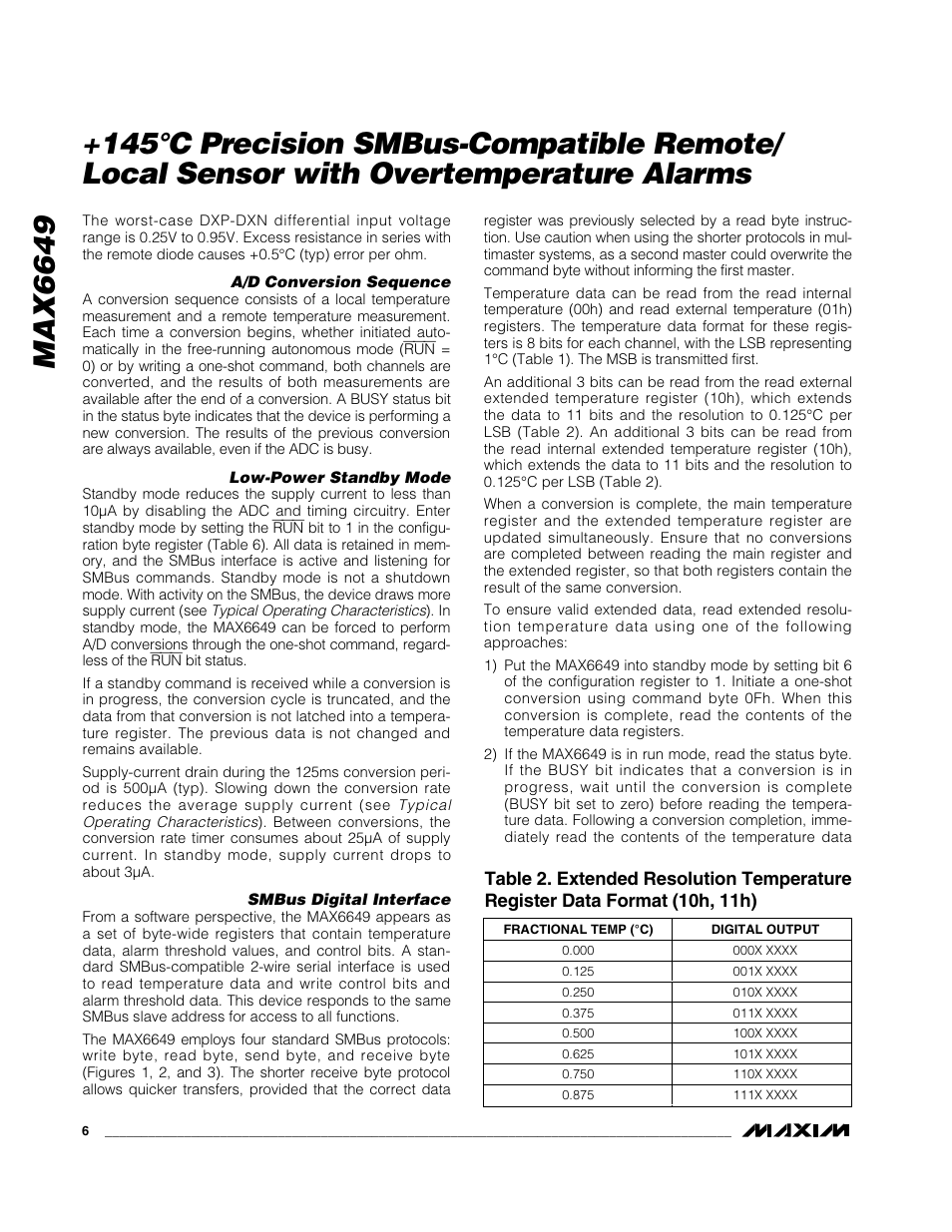 Max6649 | Rainbow Electronics MAX6649 User Manual | Page 6 / 15