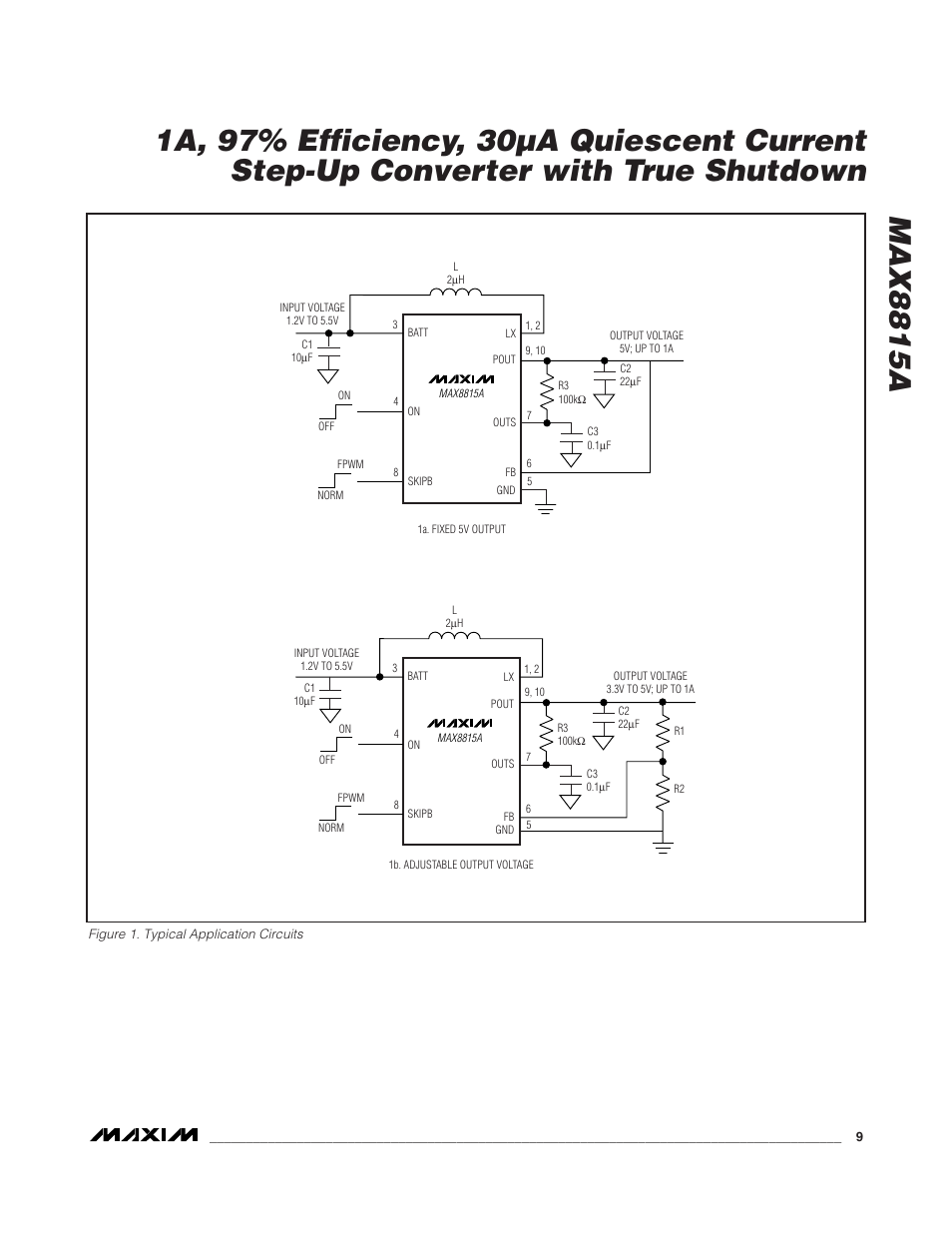 Rainbow Electronics MAX8815A User Manual | Page 9 / 12