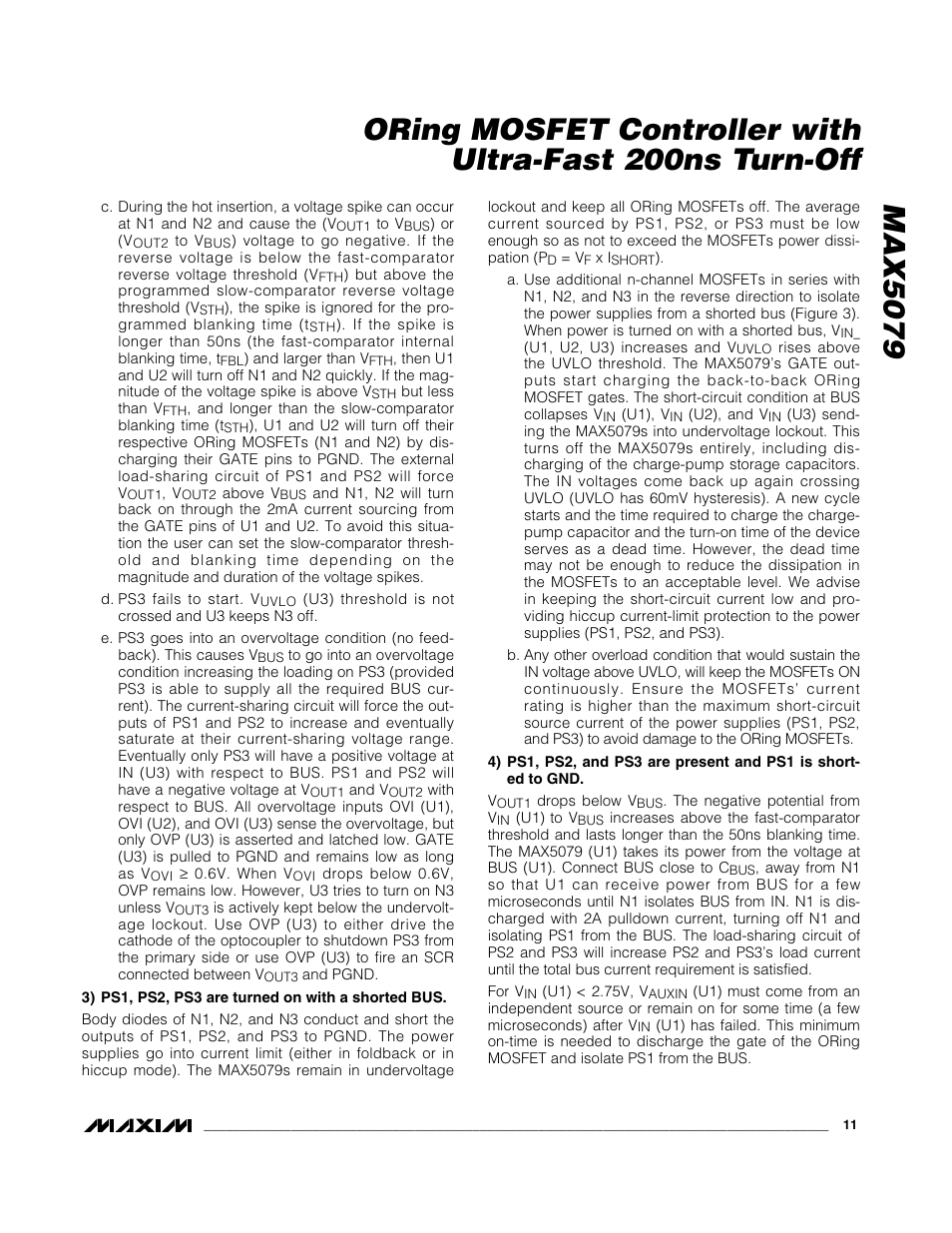 Rainbow Electronics MAX5079 User Manual | Page 11 / 18