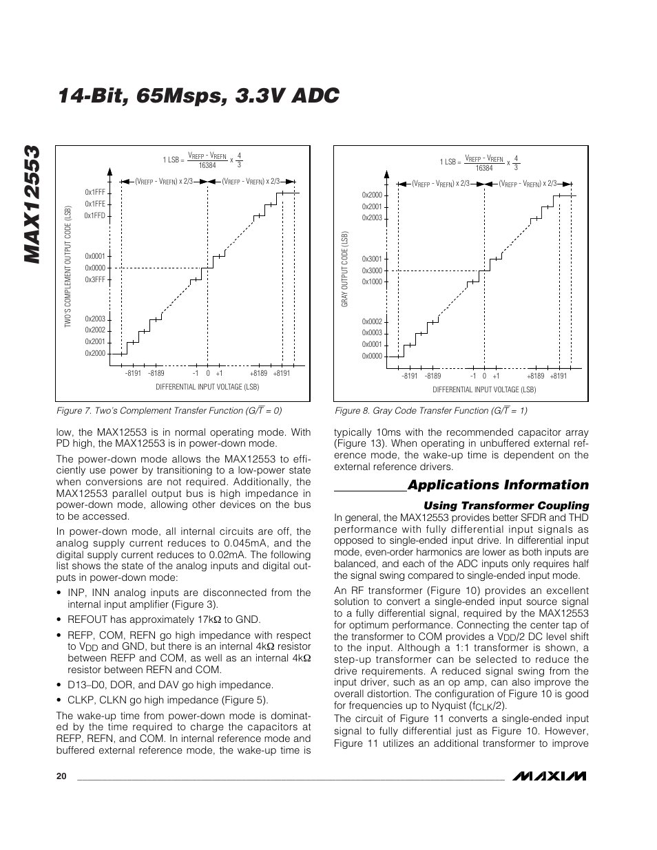 Applications information | Rainbow Electronics MAX12553 User Manual | Page 20 / 28