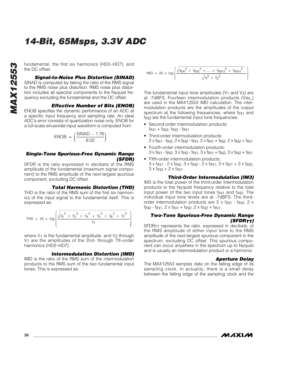 Rainbow Electronics MAX12553 User Manual | Page 26 / 28