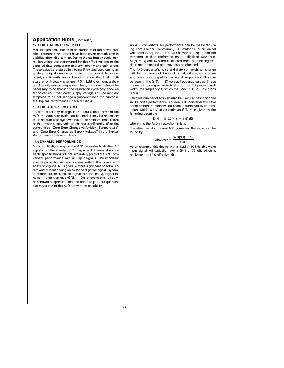 Application hints | Rainbow Electronics ADC12L038 User Manual | Page 32 / 40