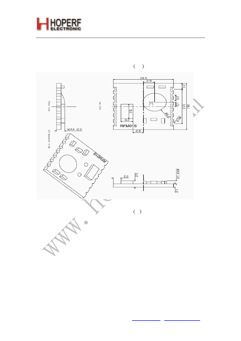 Rfm01 | Rainbow Electronics RFM01 User Manual | Page 6 / 8