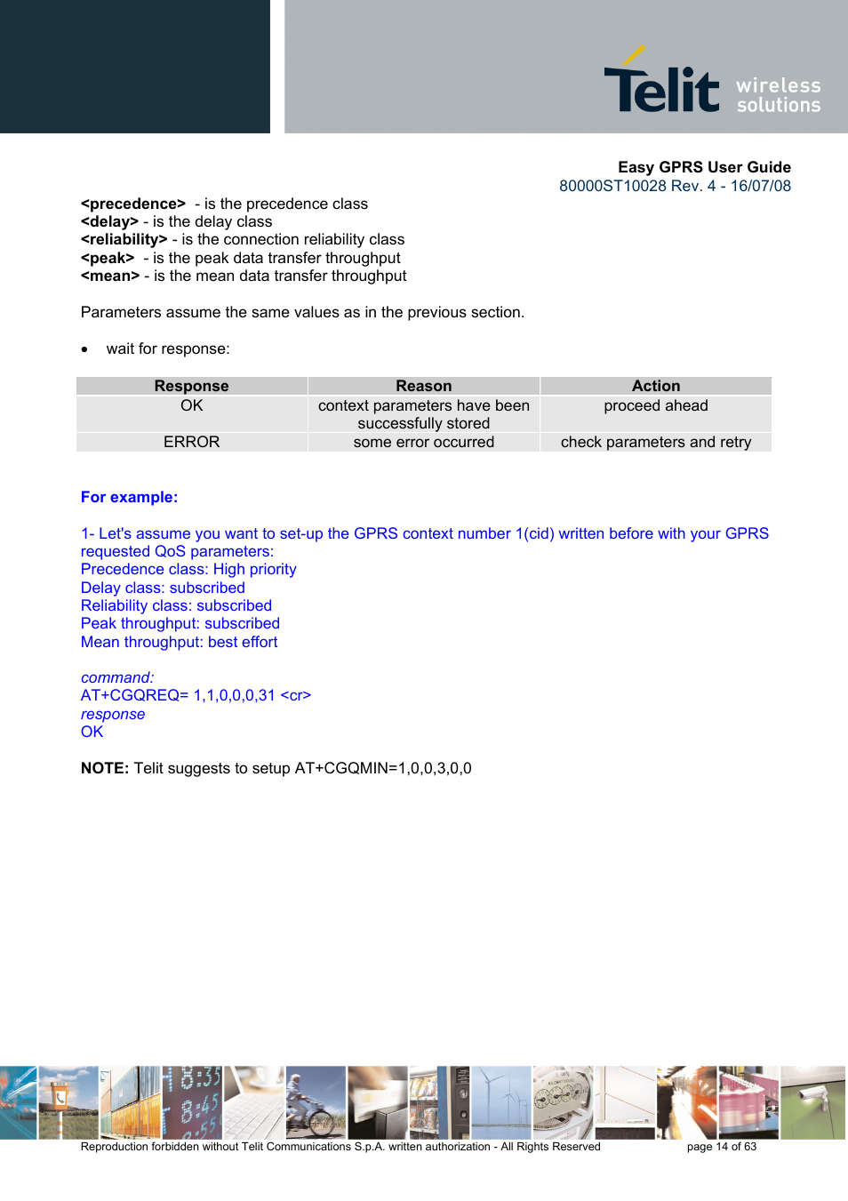 Rainbow Electronics GM862-QUAD-PY User Manual | Page 14 / 63