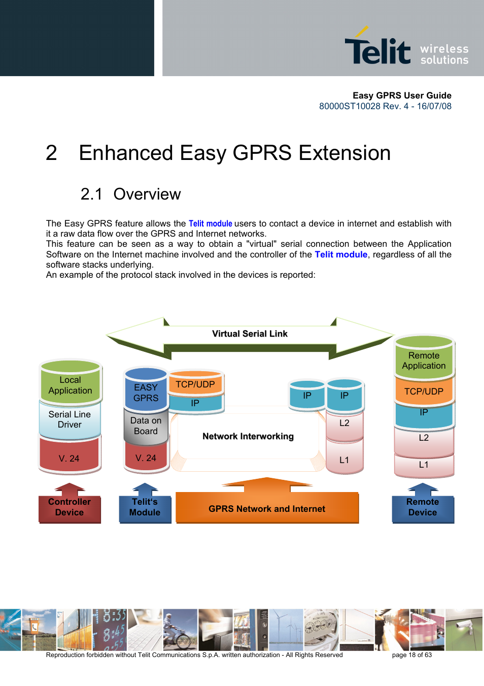 2 enhanced easy gprs extension, 1 overview | Rainbow Electronics GM862-QUAD-PY User Manual | Page 18 / 63