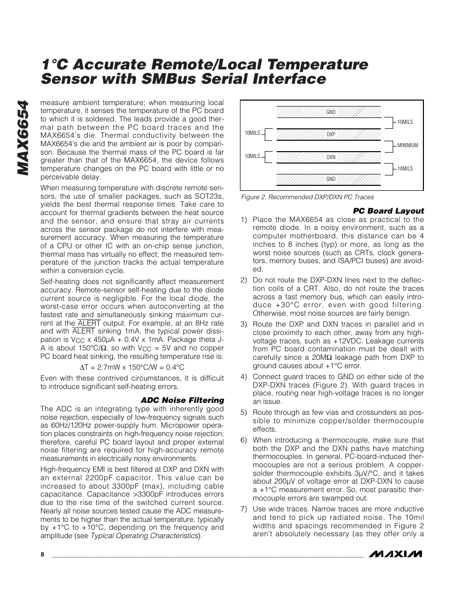 Rainbow Electronics MAX6654 User Manual | Page 8 / 16