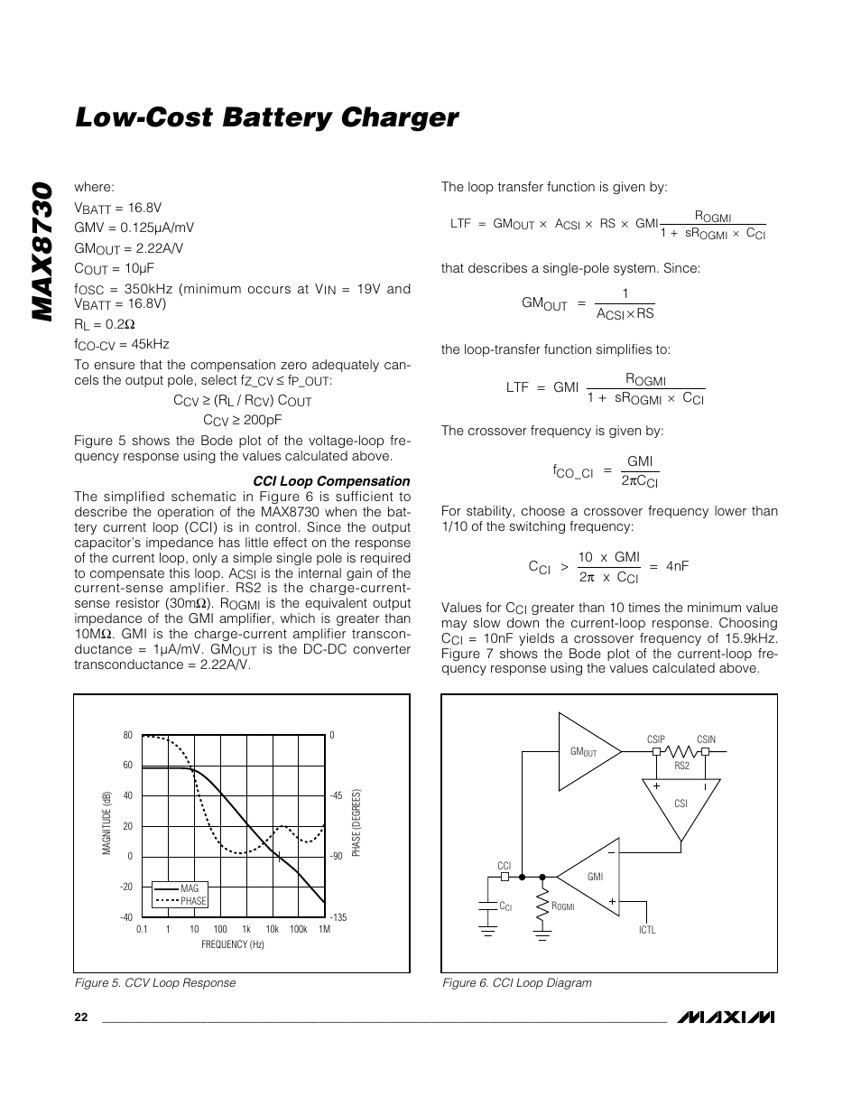Max8730 low-cost battery charger | Rainbow Electronics MAX8730 User Manual | Page 22 / 29