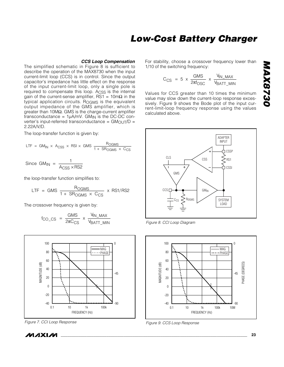 Max8730 low-cost battery charger | Rainbow Electronics MAX8730 User Manual | Page 23 / 29