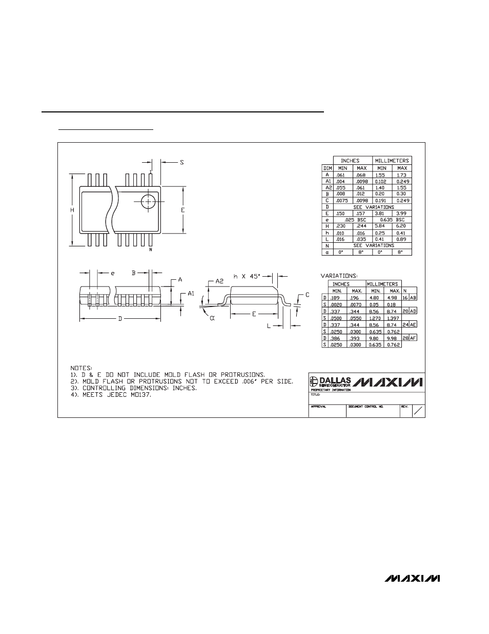 Package information | Rainbow Electronics MAX6645 User Manual | Page 16 / 17