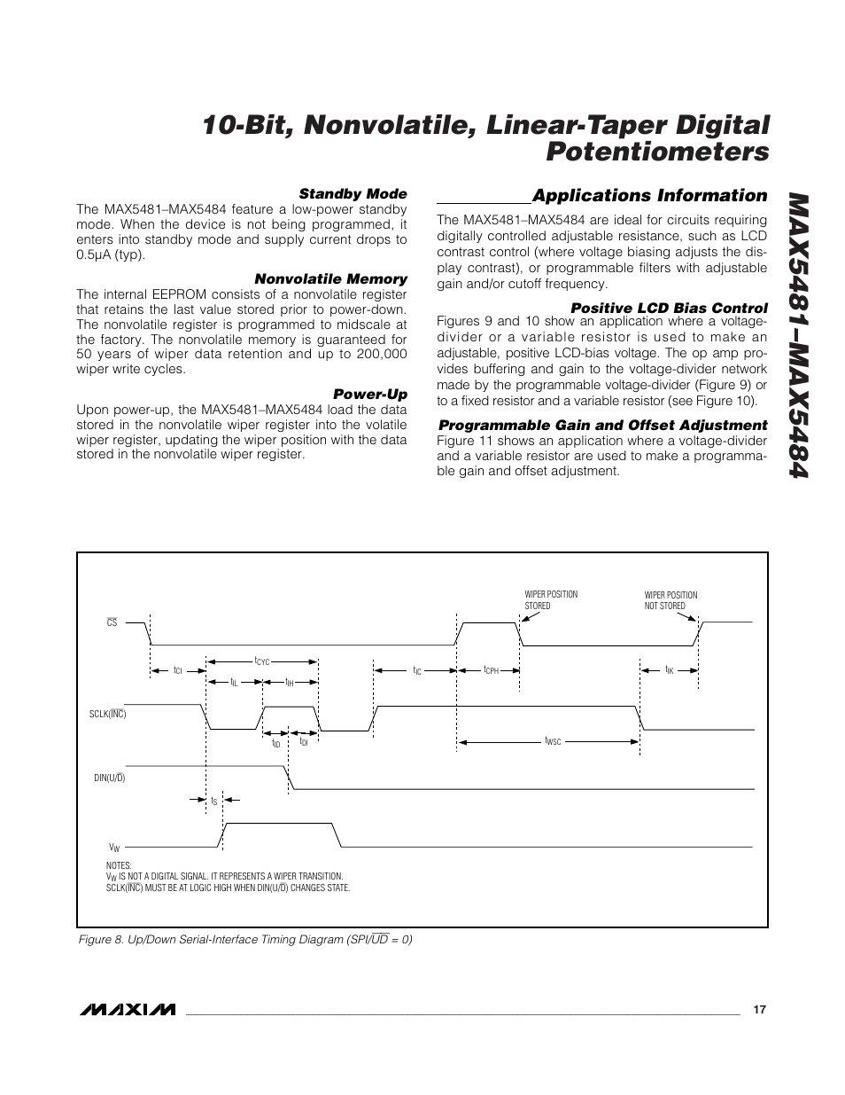 Applications information | Rainbow Electronics MAX5484 User Manual | Page 17 / 21