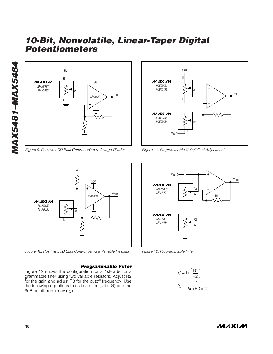 Rainbow Electronics MAX5484 User Manual | Page 18 / 21