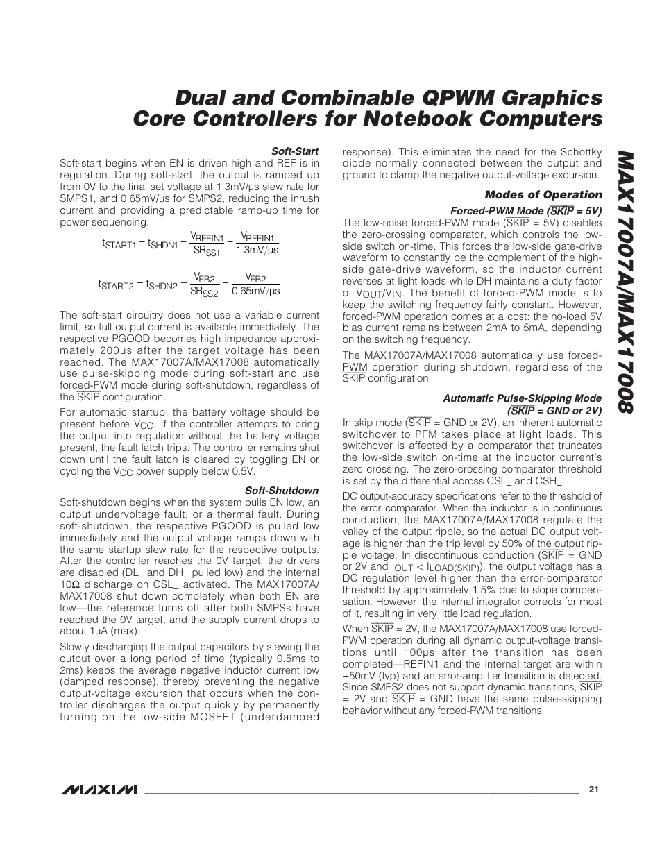 Rainbow Electronics MAX17008 User Manual | Page 21 / 36