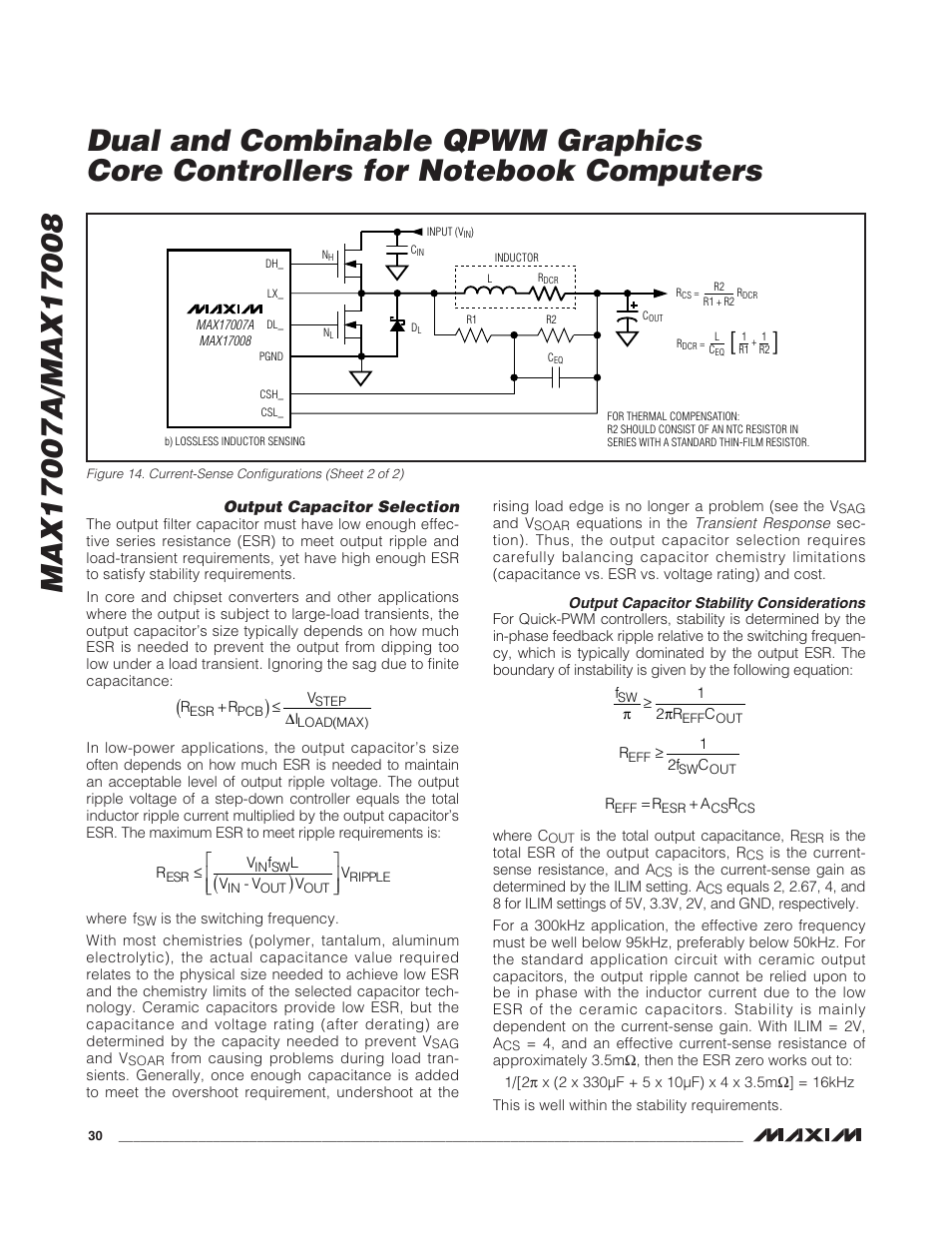 Rainbow Electronics MAX17008 User Manual | Page 30 / 36