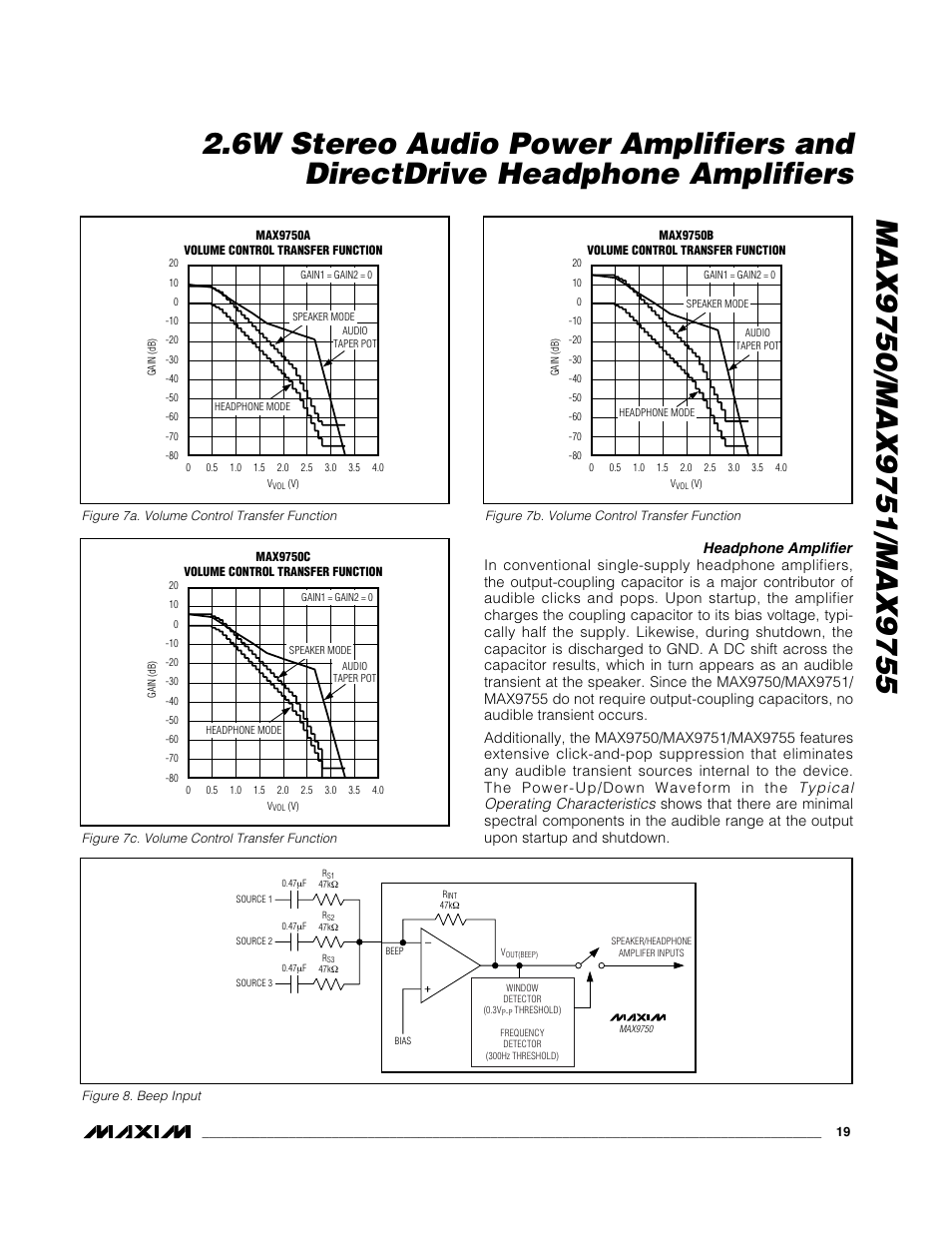 Rainbow Electronics MAX9755 User Manual | Page 19 / 31