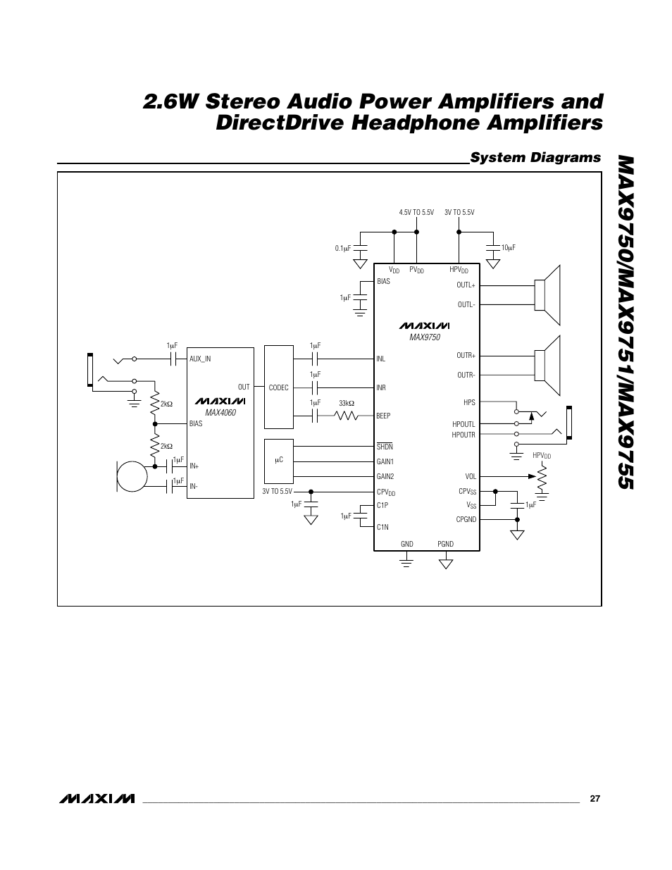 System diagrams | Rainbow Electronics MAX9755 User Manual | Page 27 / 31