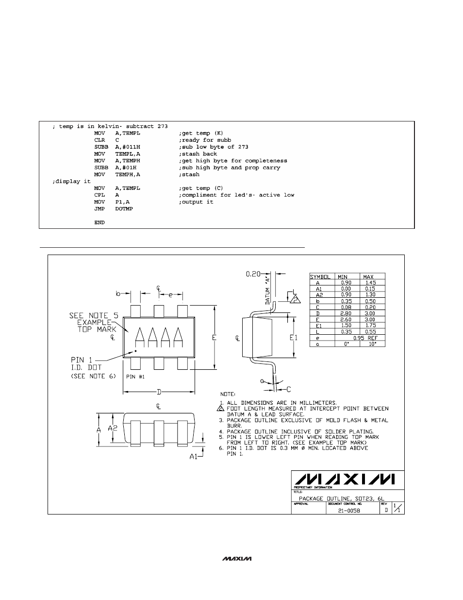 Rainbow Electronics MAX6577 User Manual | Page 8 / 8