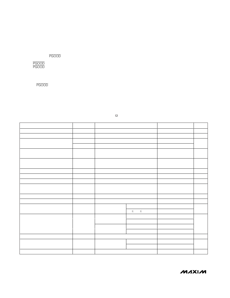 Step immunity and no r, Sense, Absolute maximum ratings | Electrical characteristics | Rainbow Electronics MAX5937 User Manual | Page 2 / 23