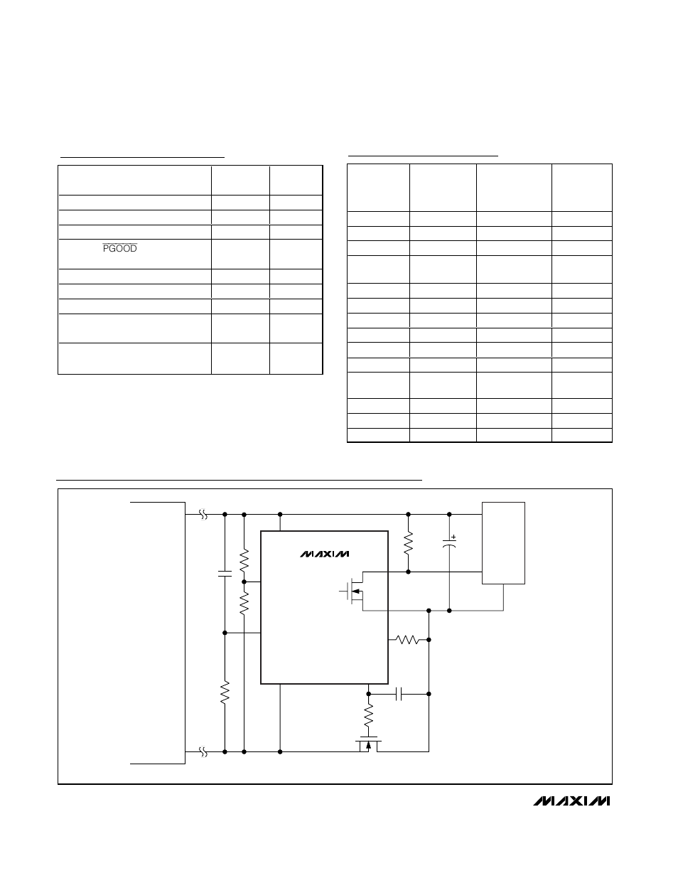 Step immunity and no r, Sense, Timing table | Selector guide, Typical operating circuit | Rainbow Electronics MAX5937 User Manual | Page 22 / 23
