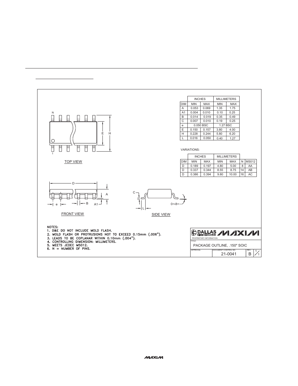Step immunity and no r, Sense, Package information | Rainbow Electronics MAX5937 User Manual | Page 23 / 23