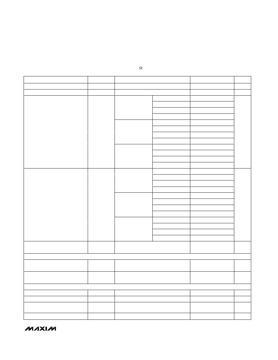 Step immunity and no r, Sense, Electrical characteristics (continued) | Rainbow Electronics MAX5937 User Manual | Page 3 / 23