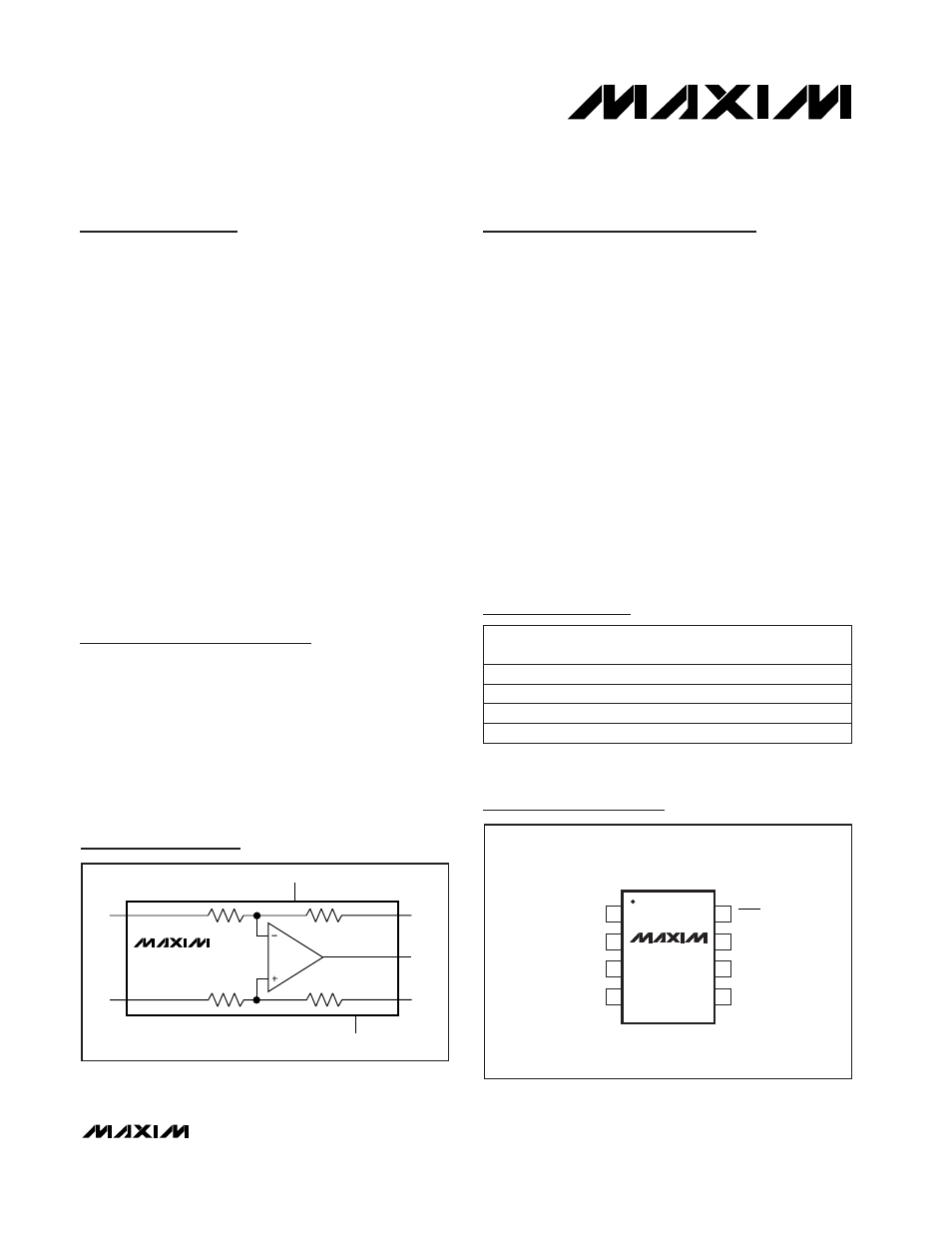 Rainbow Electronics MAX4198_MAX4199 User Manual | 12 pages