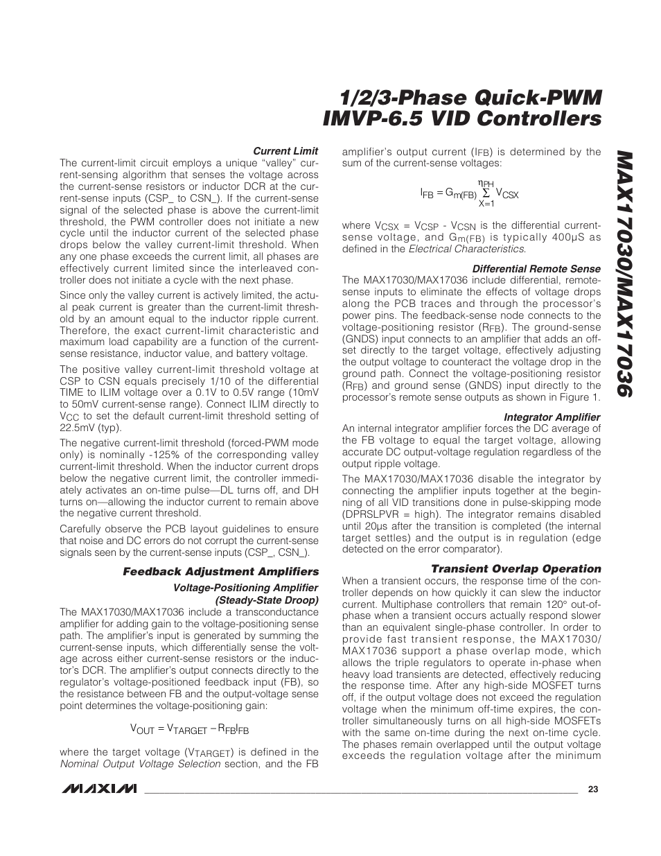 Rainbow Electronics MAX17036 User Manual | Page 23 / 38
