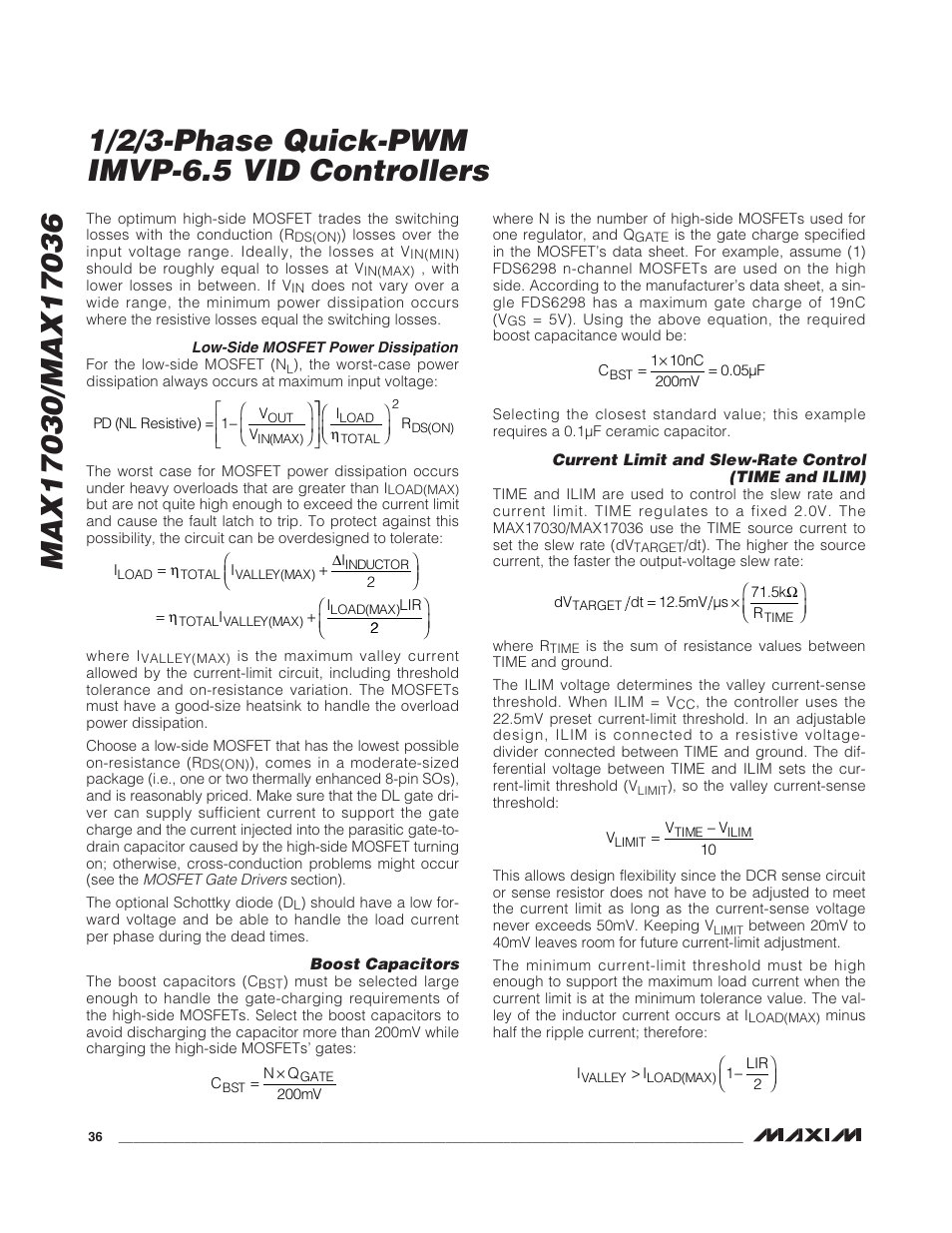 Rainbow Electronics MAX17036 User Manual | Page 36 / 38