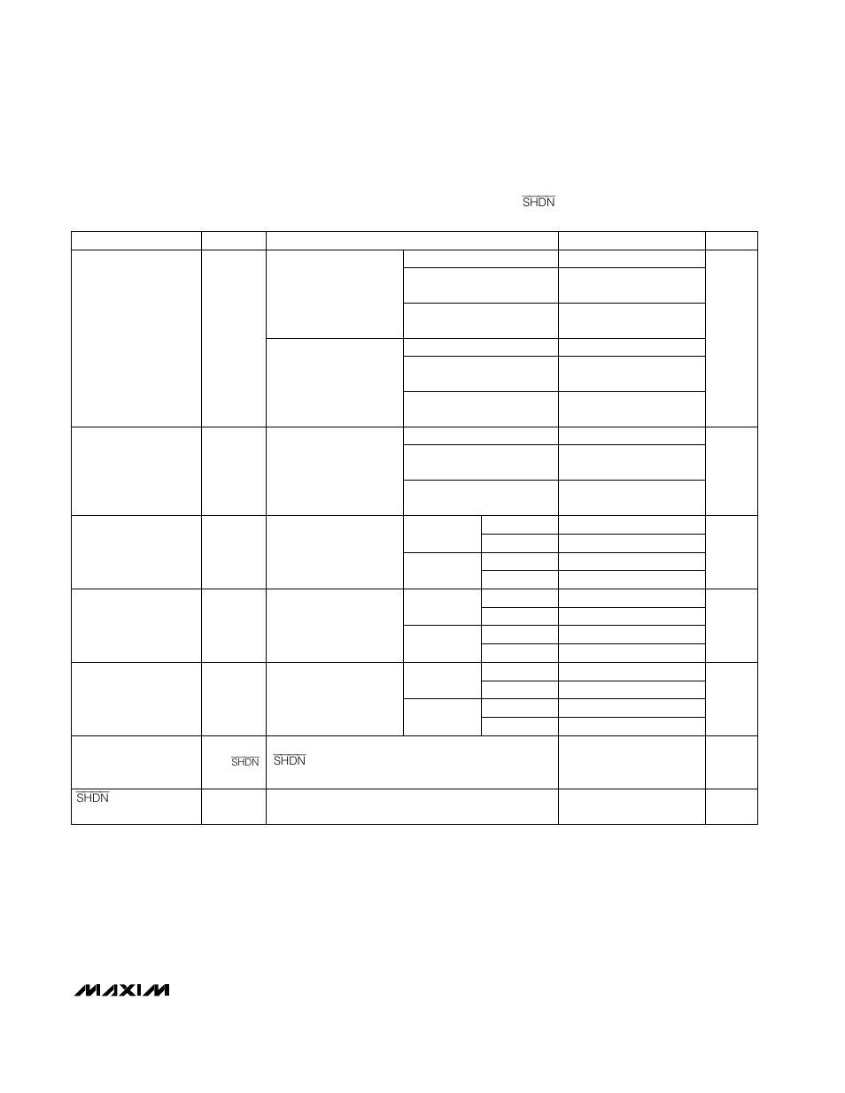 Electrical characteristics — t, Continued) | Rainbow Electronics MAX4244 User Manual | Page 5 / 16