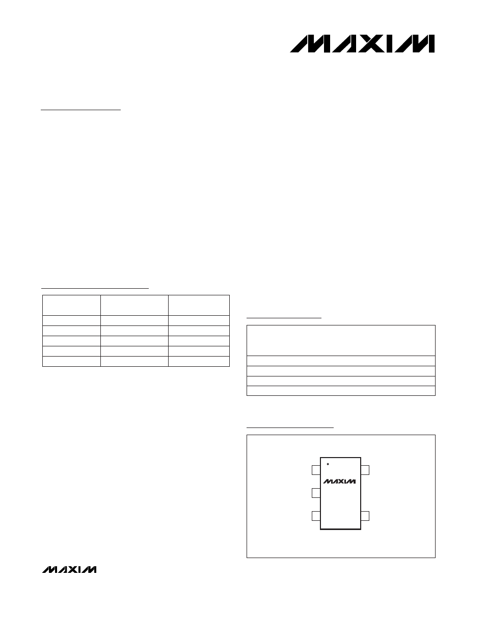 Rainbow Electronics MAX4165_MAX4169 User Manual | 16 pages