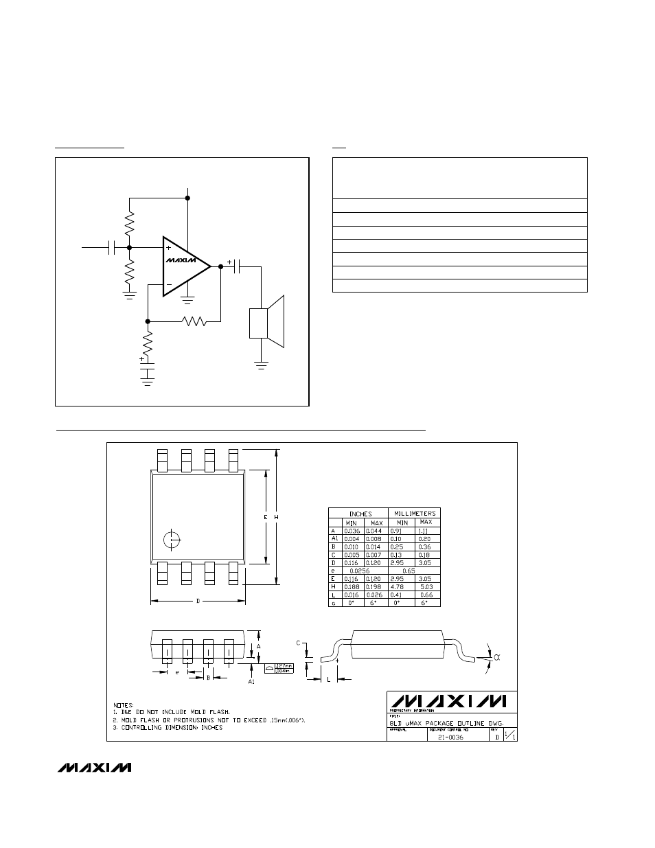 Package information | Rainbow Electronics MAX4165_MAX4169 User Manual | Page 15 / 16