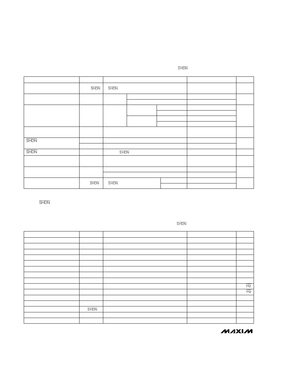 Dc electrical characteristics (continued), Ac electrical characteristics | Rainbow Electronics MAX4165_MAX4169 User Manual | Page 4 / 16