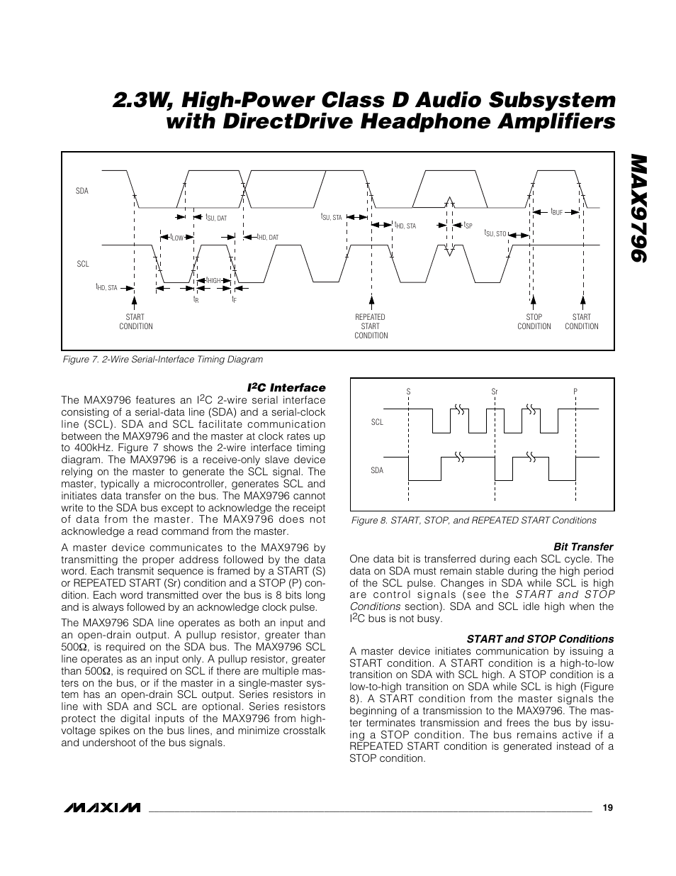 C interface | Rainbow Electronics MAX9796 User Manual | Page 19 / 27