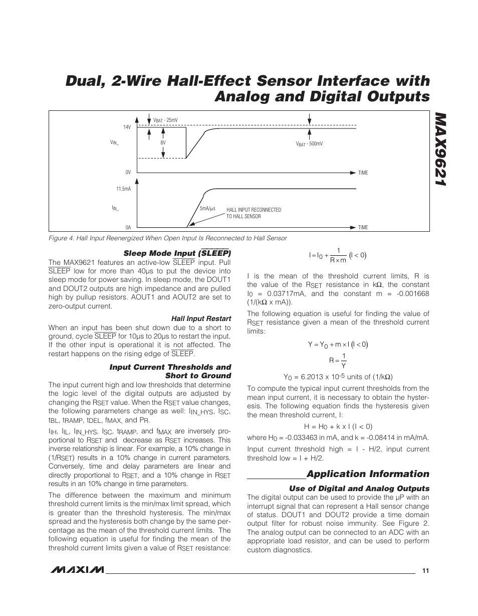 Application information | Rainbow Electronics MAX9621 User Manual | Page 11 / 14
