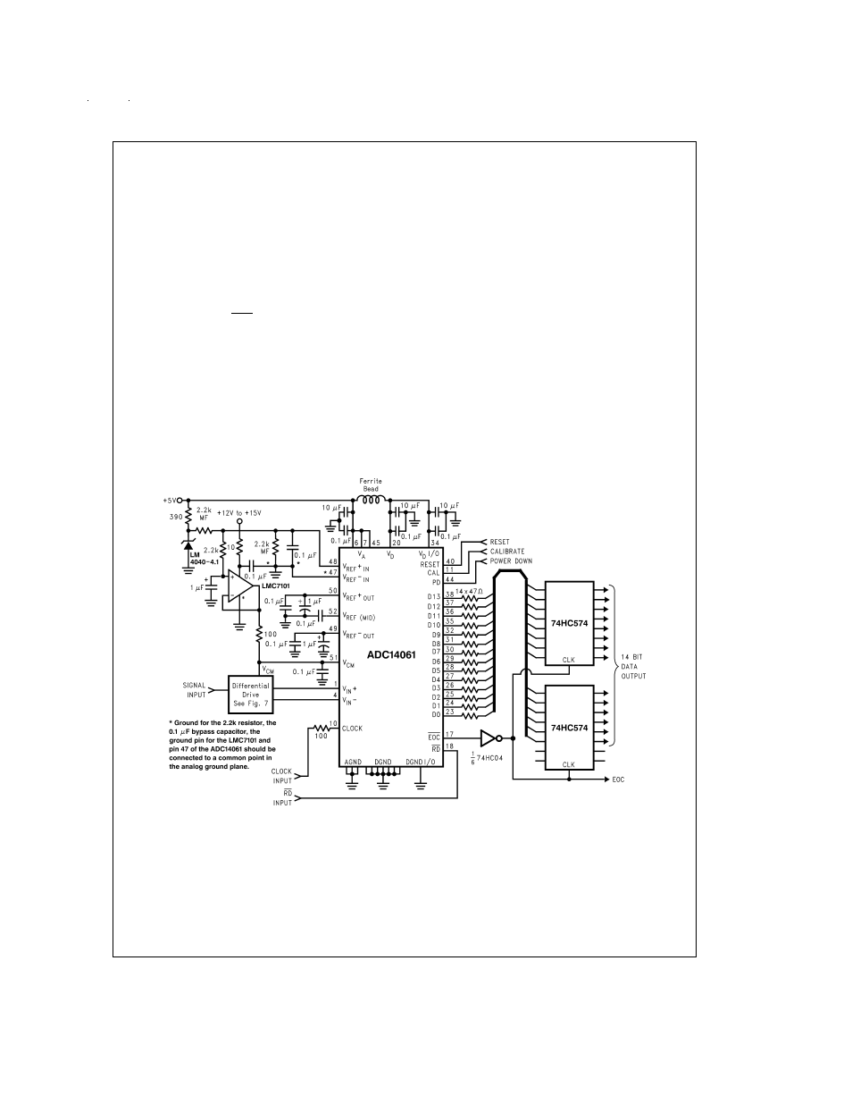 Applications information | Rainbow Electronics ADC14061 User Manual | Page 15 / 20