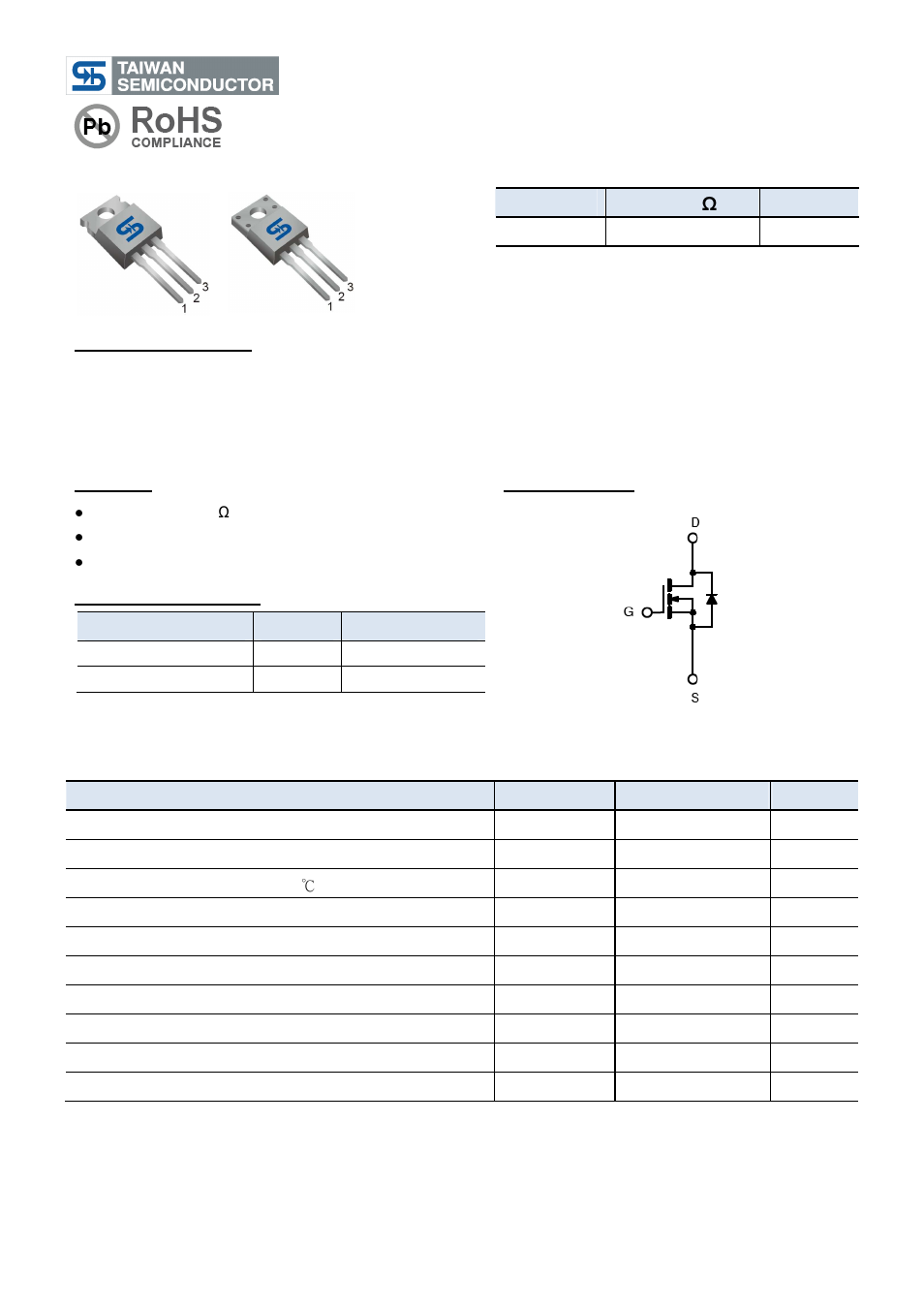 Rainbow Electronics TSM15N50 User Manual | 10 pages