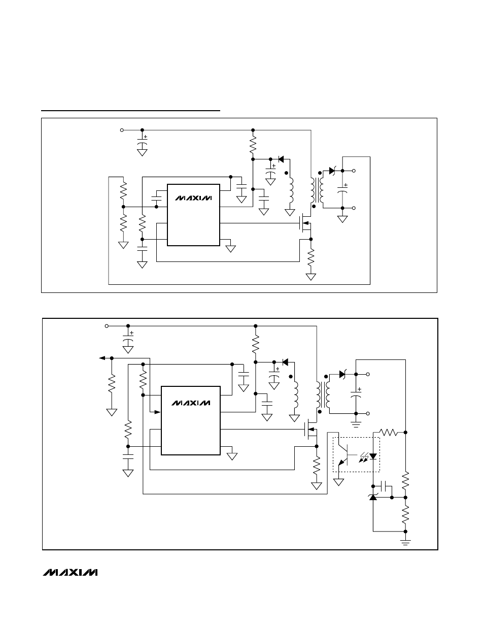 Typical application circuits (continued) | Rainbow Electronics MAX5071 User Manual | Page 17 / 22